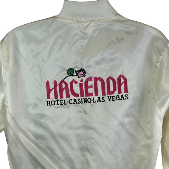 Hacienda Casino Vintage 90s Satin Jacket Large La… - image 6