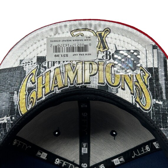 New England Patriots 3x Champions Hat Vintage Y2K… - image 8