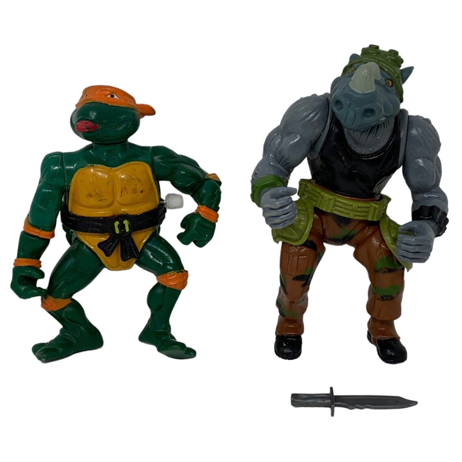 ヴィンテージ 80 年代 TMNT アクションフィギュア 乗り物