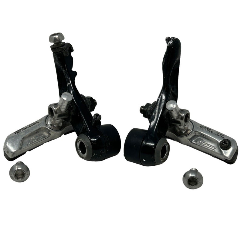 Shimano Deore LX Cantilever Rear Brakes MTB Mountain Bike Black Pad image 1