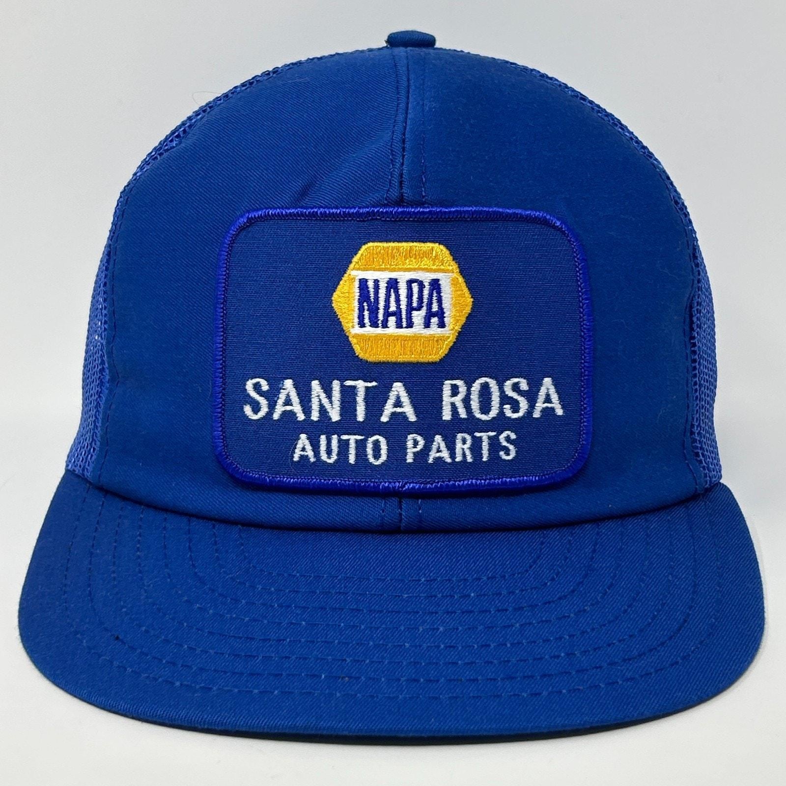 Vintage 80s NAPA Auto Parts Santa Rosa Trucker Hat Baseball Cap