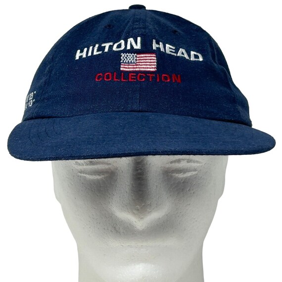 Hilton Head Collection Vintage 90s Dad Hat Blue I… - image 2
