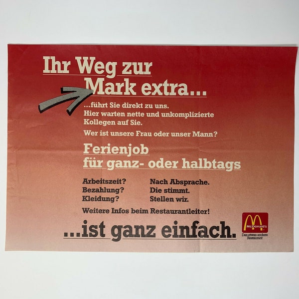 Mcdonalds Tray Liner Etsy