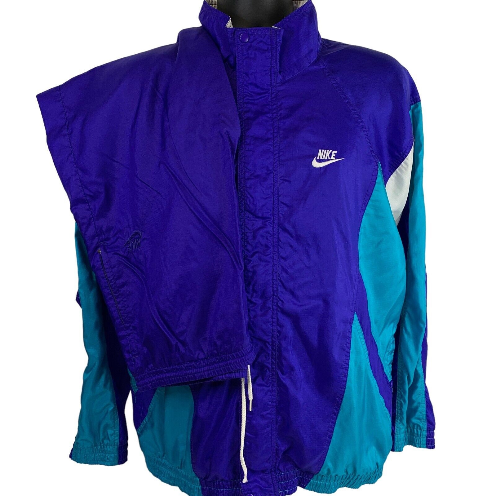 Teal Nike Jacket - Etsy