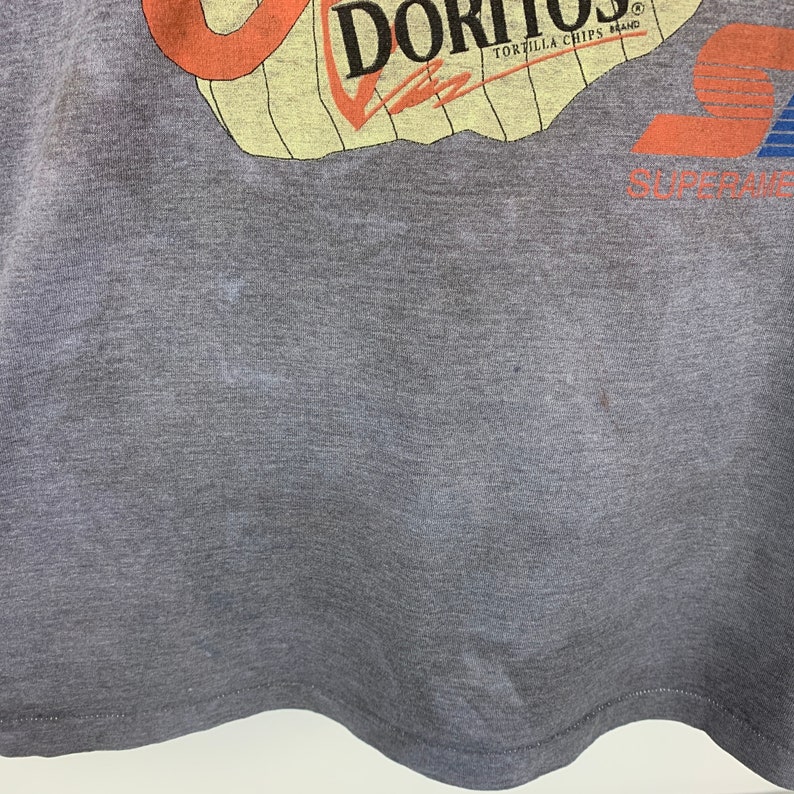 Vintage Doritos SuperAmerica XL X-Large T Shirt Tortilla Chips Snack Promo Back to Cool School Speedway