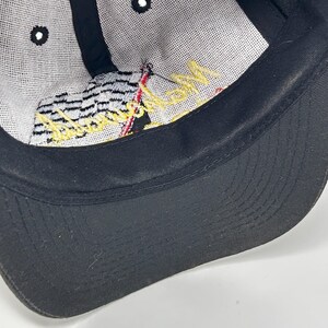 Boné de beisebol vintage Mahowald Sports Ski-Doo dos anos 90, modelo New Prague, com fecho de pressão, preto. imagem 5