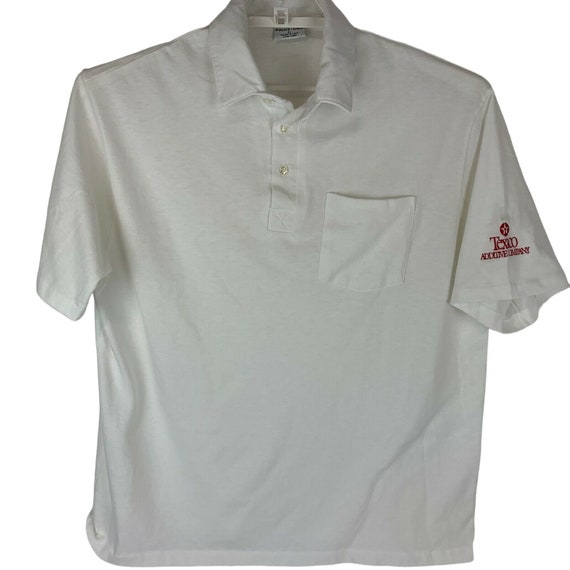 Texaco Vintage 90s Polo T Shirt Additive Company … - image 1