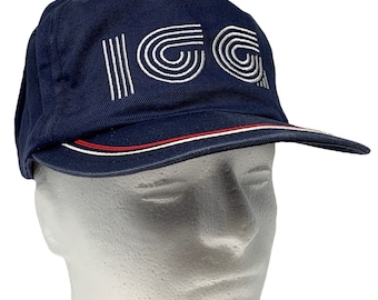 ICG Propane Snapback Hat Vintage 80s Canada Blue 5 Five Panel Baseball Cap