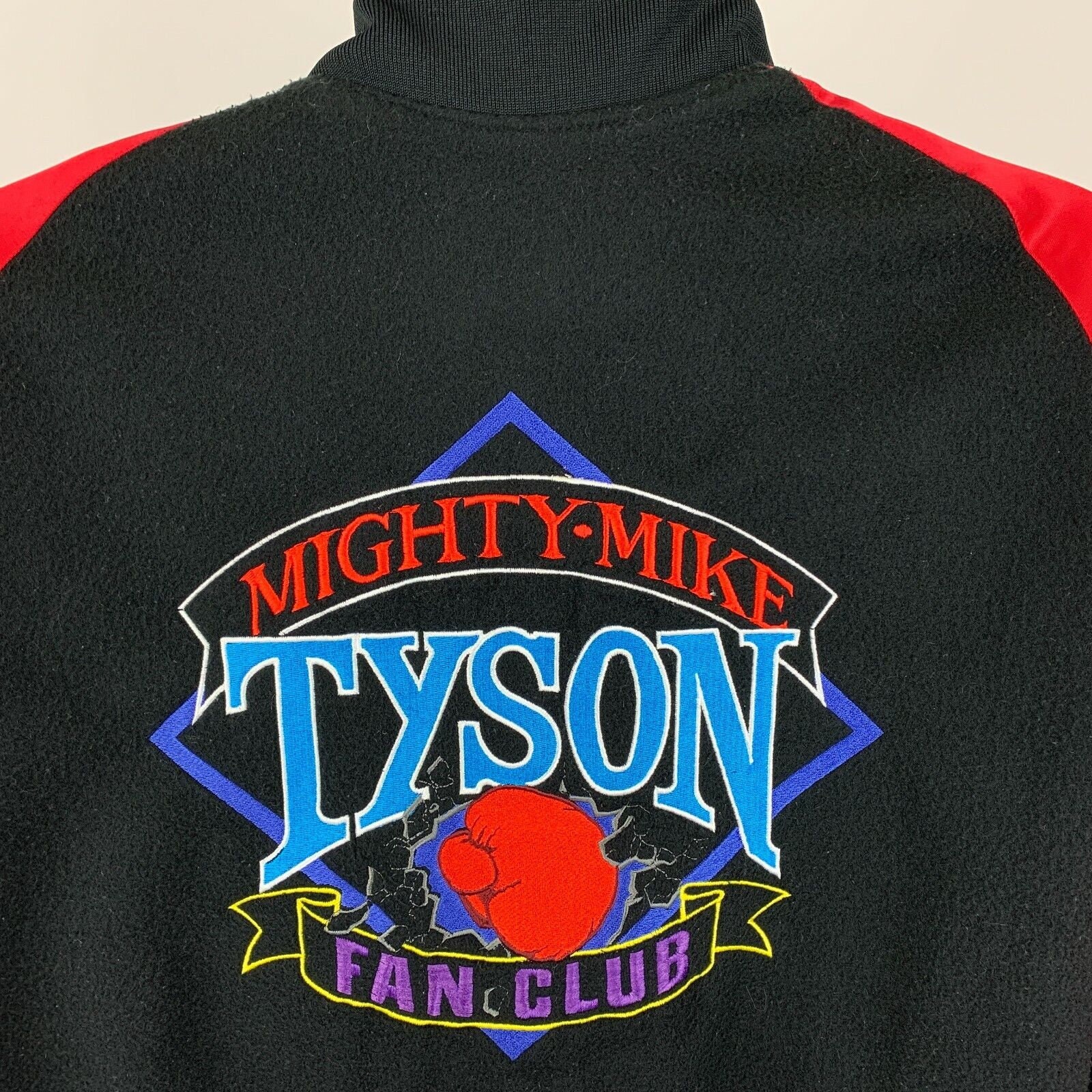 Mighty Mike Tyson Fan Club Vintage 90s Bomber Jacket Entourage Boxing ...