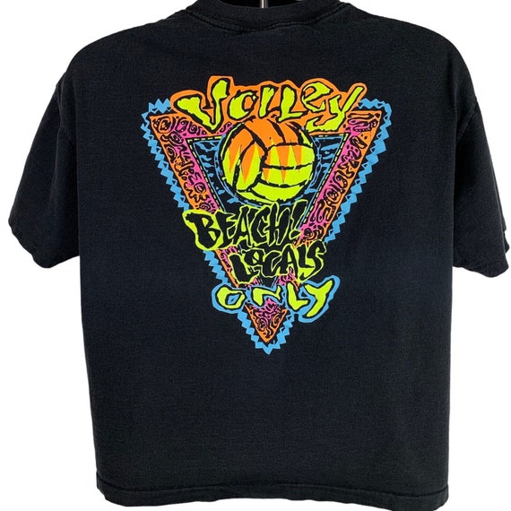Beach Volleyball Vintage 90s T Shirt Large Surf G… - image 3