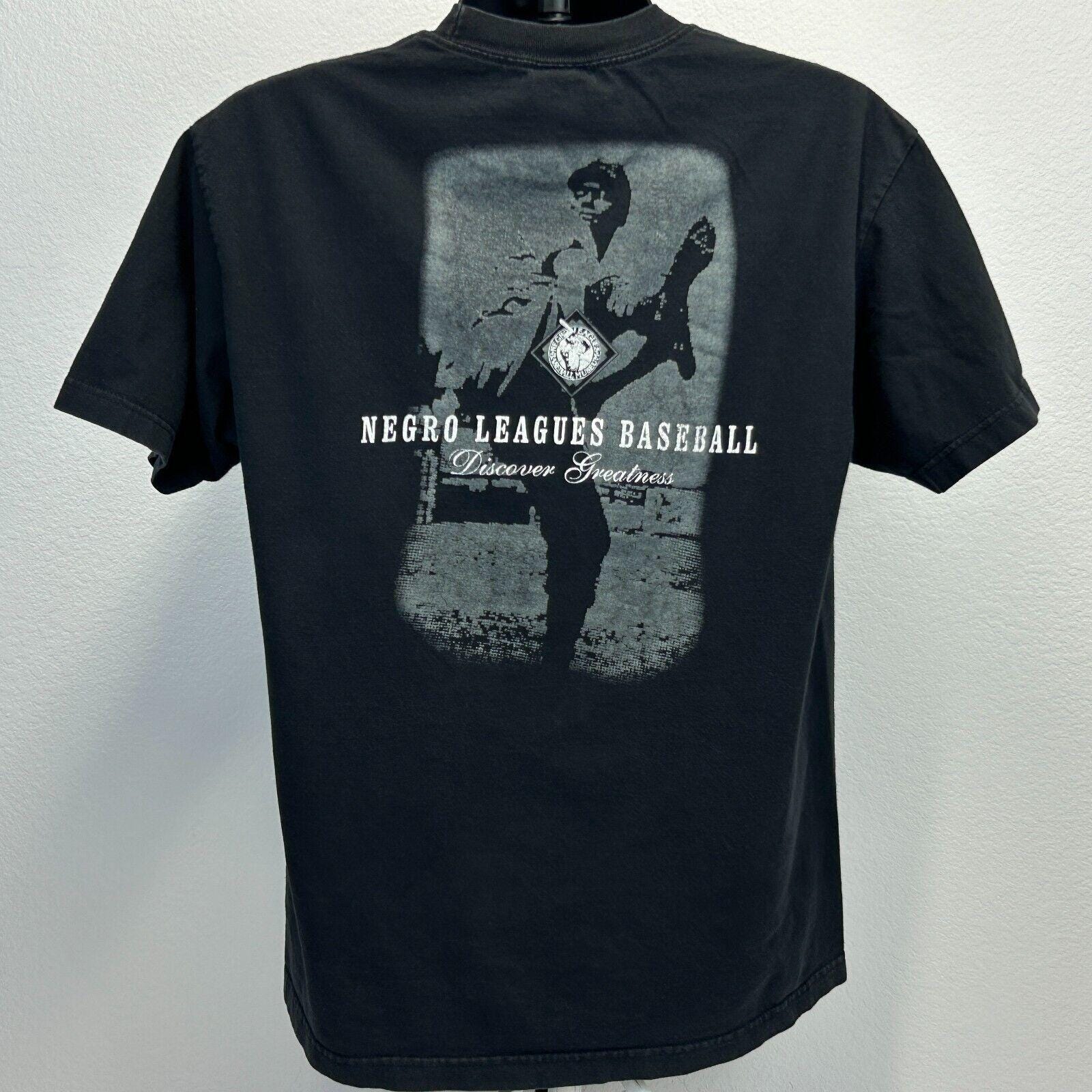 トップス THE NEGRO LEAGUES L/S Print Tee XXL Negro Leagues Graphic Print Tee Mens 3XL Oversize Black