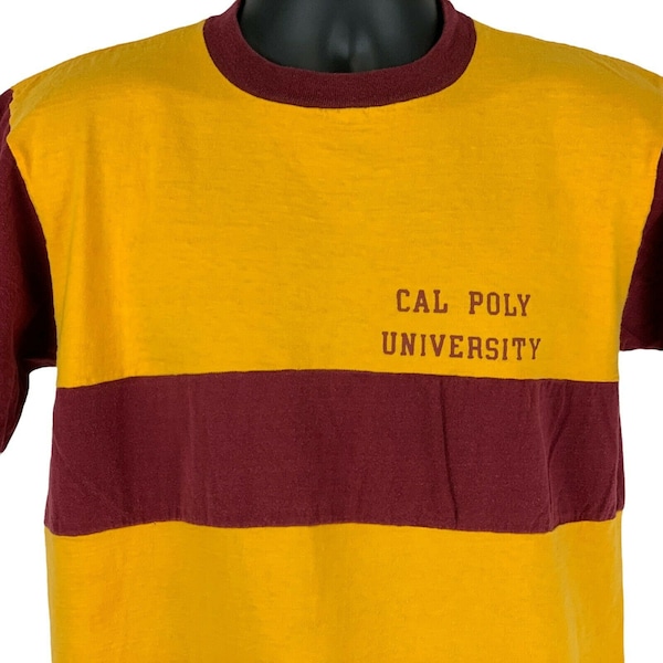 Cal Poly San Luis Obispo Vintage 80s T Shirt California State University Large