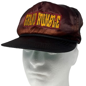 De La Hoya Paez Boxeo Vintage Baseball Hat Cap 90s 1994 Grand Rumble MGM Marrón