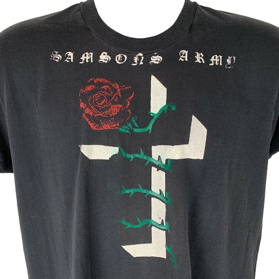 Samsons Army Vintage 80s T Shirt Las Vegas Punk R… - image 1