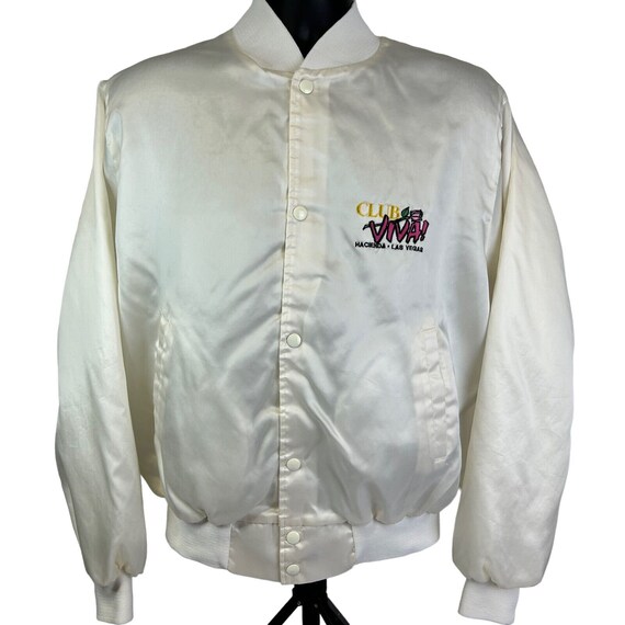 Hacienda Casino Vintage 90s Satin Jacket Large La… - image 2