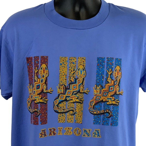 Arizona Lizards Vintage 90s T Shirt Large Travel … - image 1