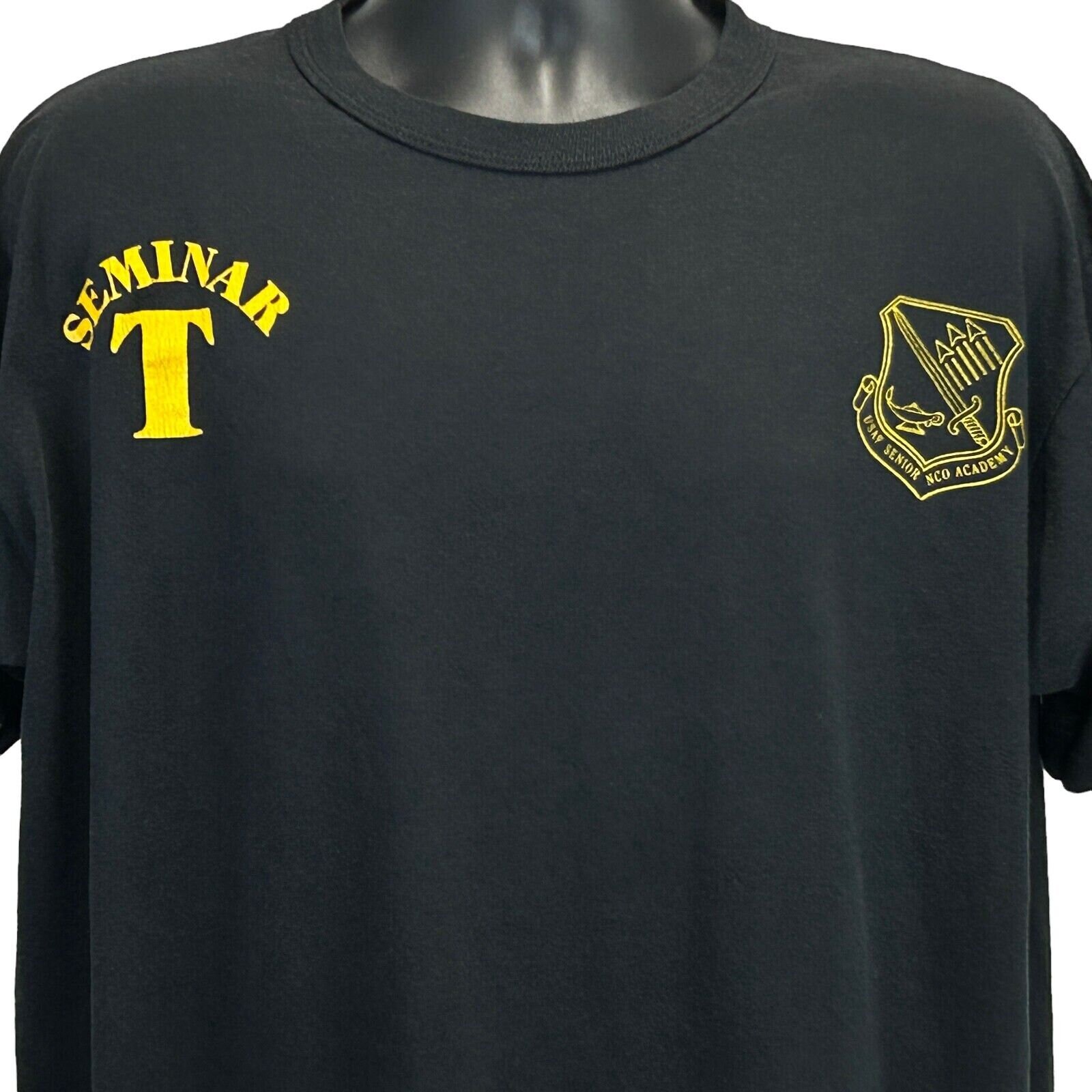 ヴィンテージ USAF シニア NCO アカデミー T シャツ XL 90 年代 空軍 