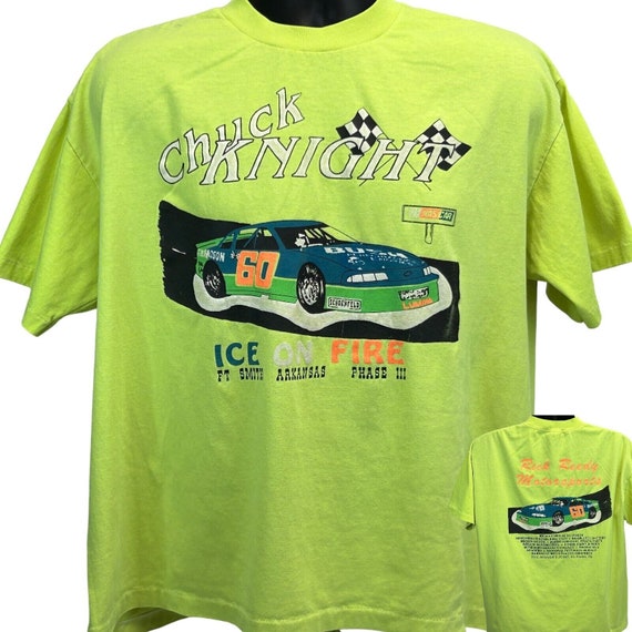 Chuck Knight NASCAR Vintage 80s T Shirt X-Large Ra