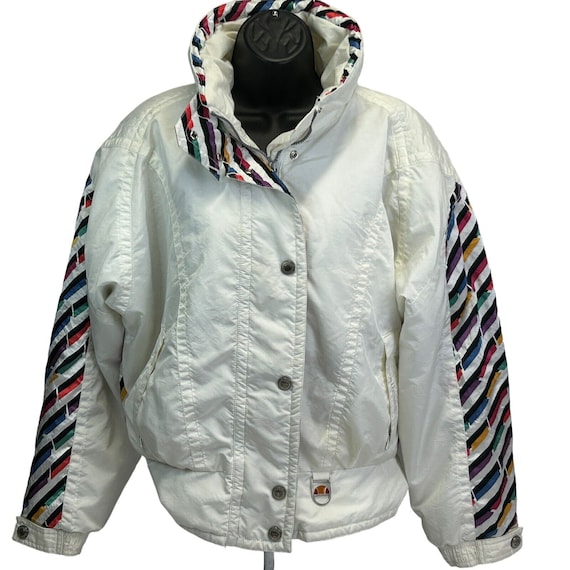 Ellesse Womens Vintage 80s Ski Jacket Skiing Snowb