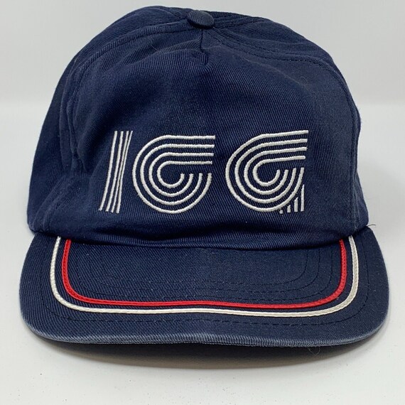 ICG Propane Snapback Hat Vintage 80s Canada Blue … - image 9