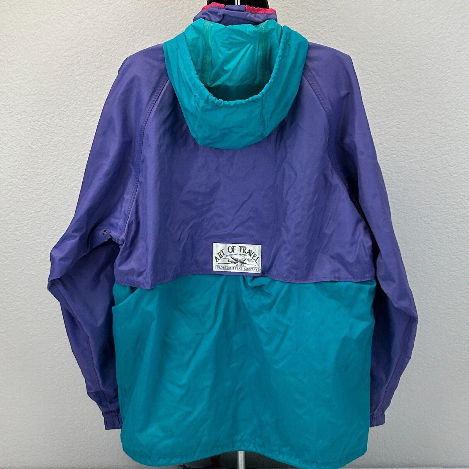 Vintage 90s Agu Sport Jacket Womens Large Travel Raincoat