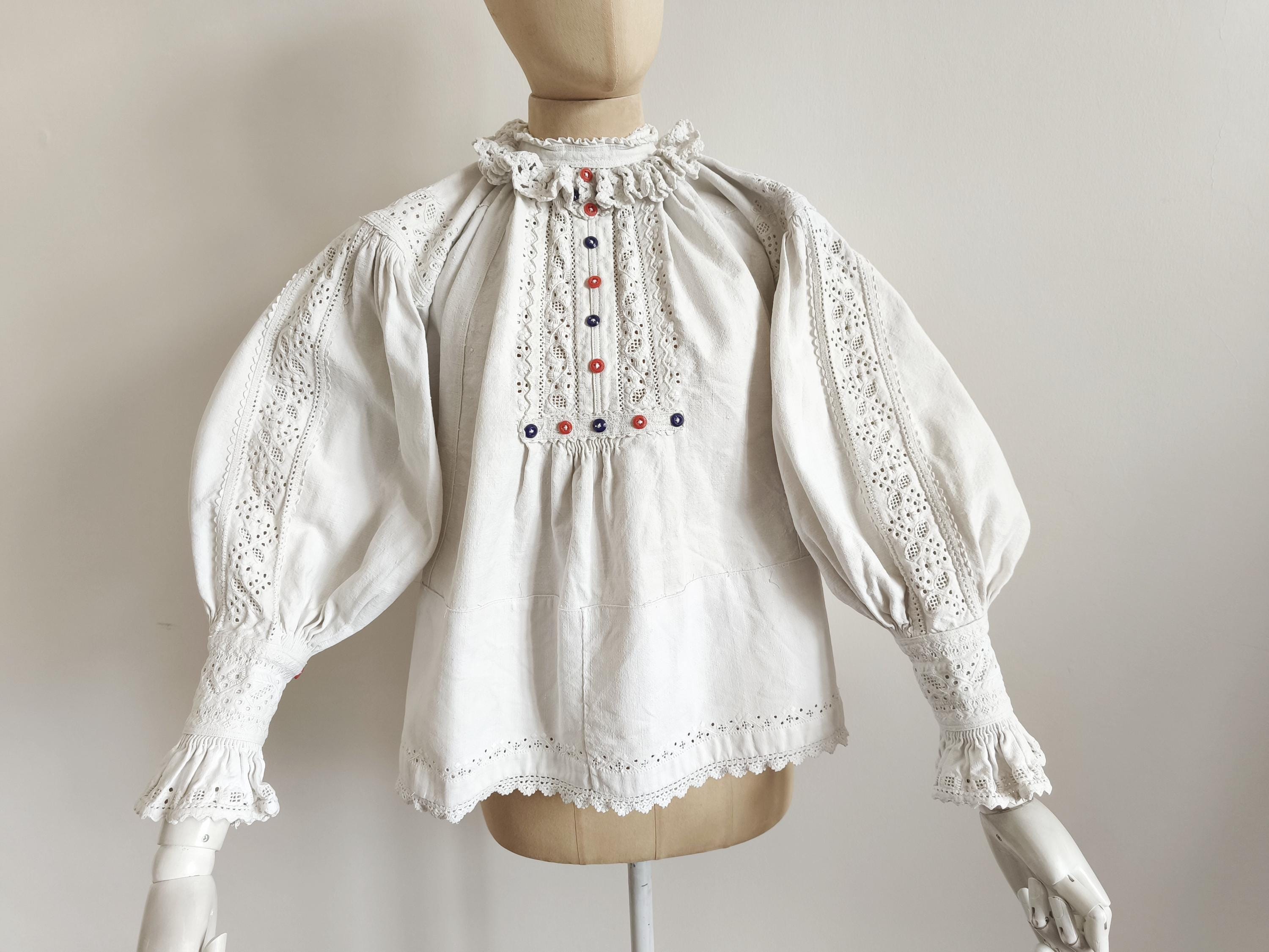 Vintage Romanian Ethnic Blouse - Etsy