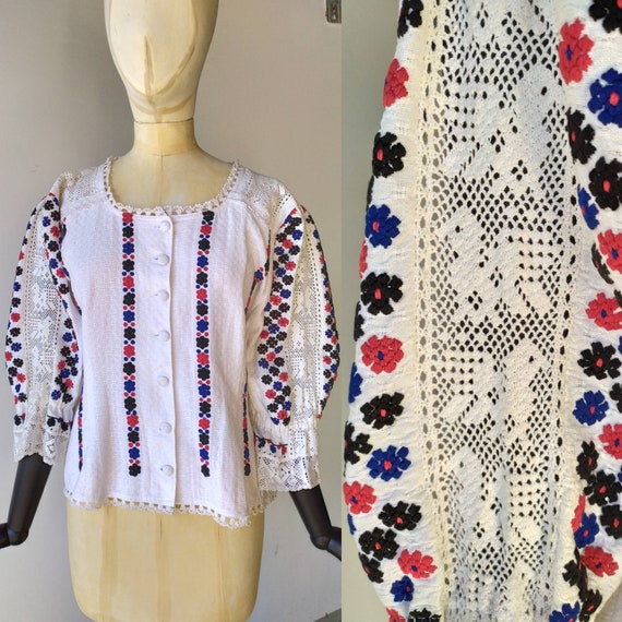 Vintage Hungarian blouse