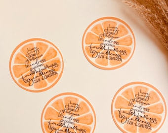 Fruit of the Spirit Sticker: Christian Vinyl Decal for Laptop