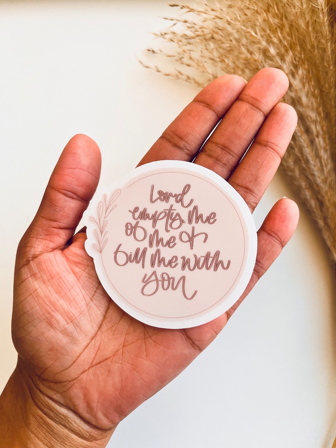 Empty Me Sticker Christian Sticker: