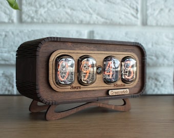 ニキシー管時計 IN14 と IN16 を 6 つのランプに接続 - Etsy 日本