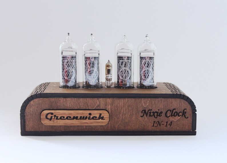BESTSELLER Nixie Tube Clock IN14 Nixie Uhr Nixie Watch Neon Etsy