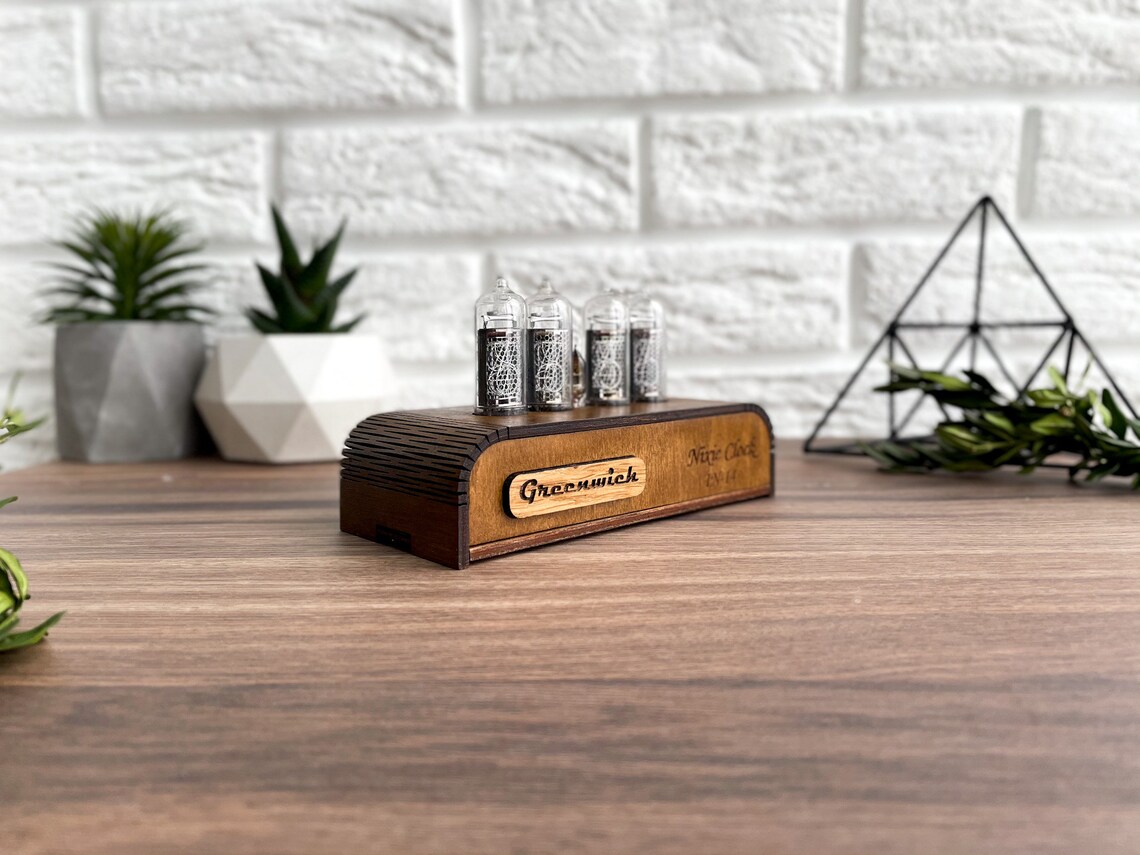 BESTSELLER Nixie Clock In14 Neon Sign Nixie Tube In14 Gift Etsy