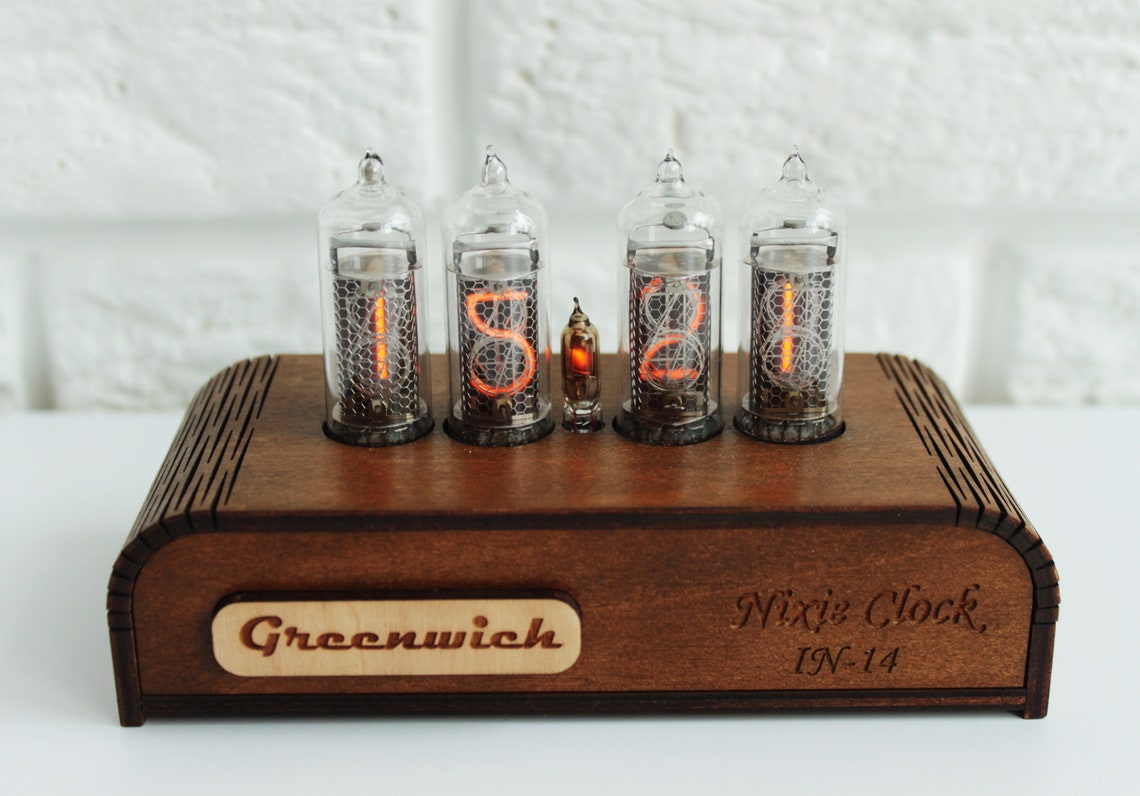 Nixie Tube Clock Nixie Uhr Nixie Tube Wall Clock Neon in Etsy