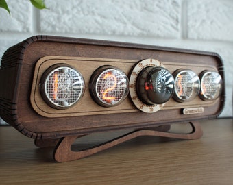 Nixie Clock In-4 Dekatron OG-4 Nixie Tube In-4 Gift for Her, Business gift, Neon Sign, Nixie Uhr