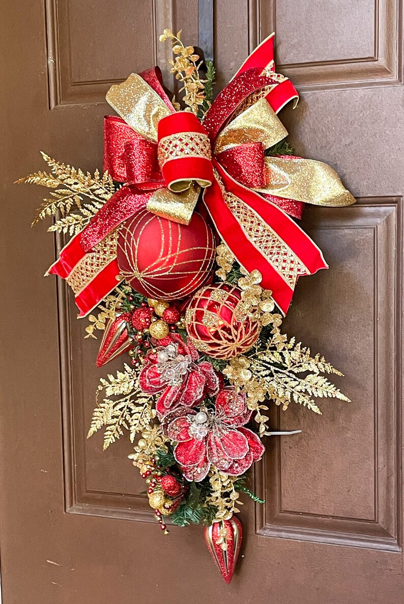 Christmas Swag Elegant Christmas Swag Modern Christmas Swag Etsy