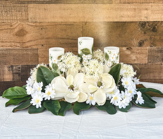 なな table flower arrange Spring Centerpiece, Spring Farmhouse Centerpiece, Everyday