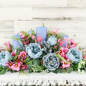 Summer centerpiece, summer floral arrangement, year around centerpiece, everyday centerpiece, summer,spring decor,  hostess gift
