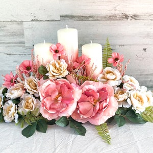Large floral arrangement, floral centerpiece, large floral table decor, all year round centerpiece, everyday centerpiece, summer centerpiece