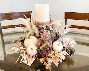 Fall centerpiece, farmhouse fall centerpiece, fall table decor, farmhouse fall decor, rustic fall centerpiece, thanksgiving centerpiece,