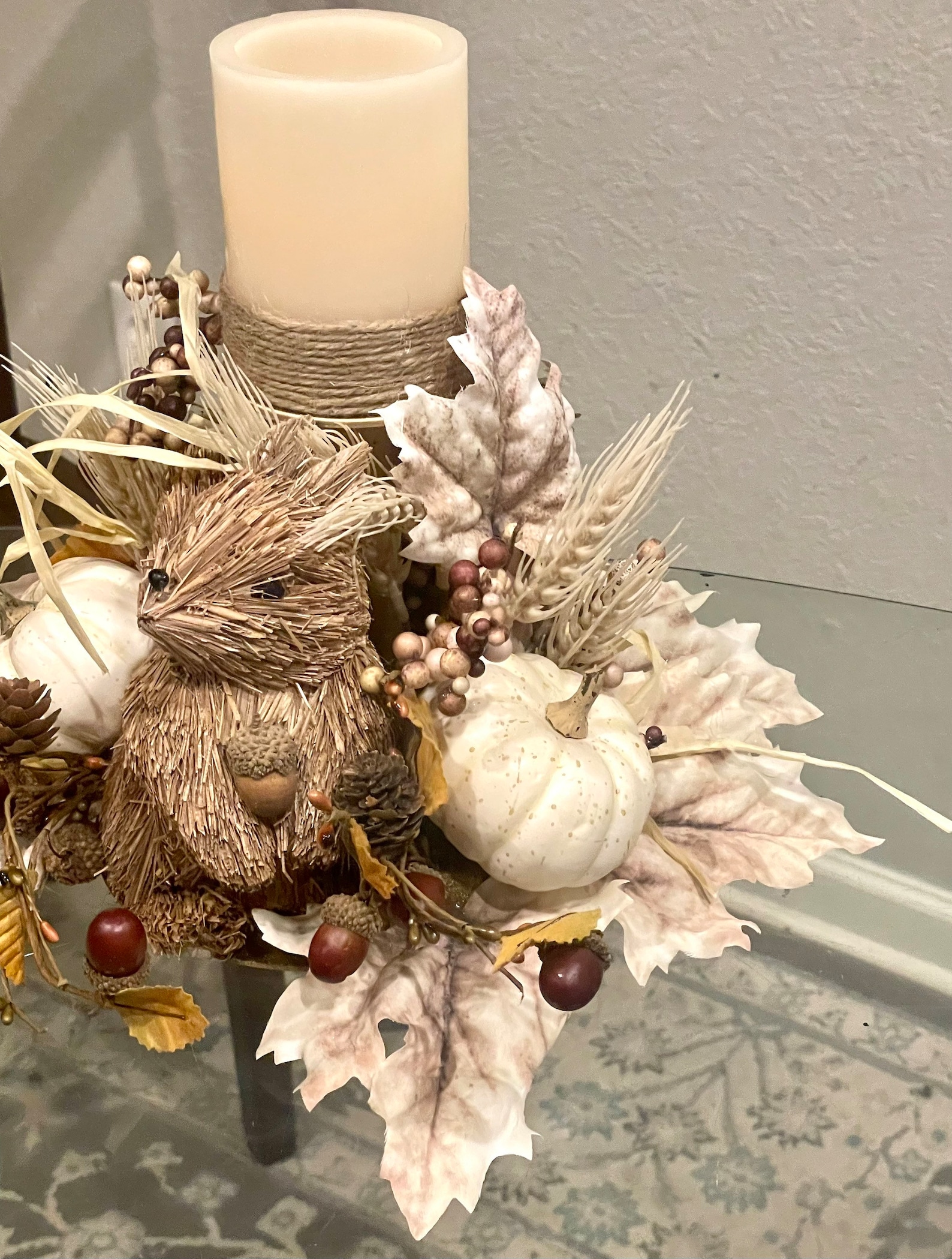 Fall Centerpiece Farmhouse Fall Centerpiece Fall Table Etsy