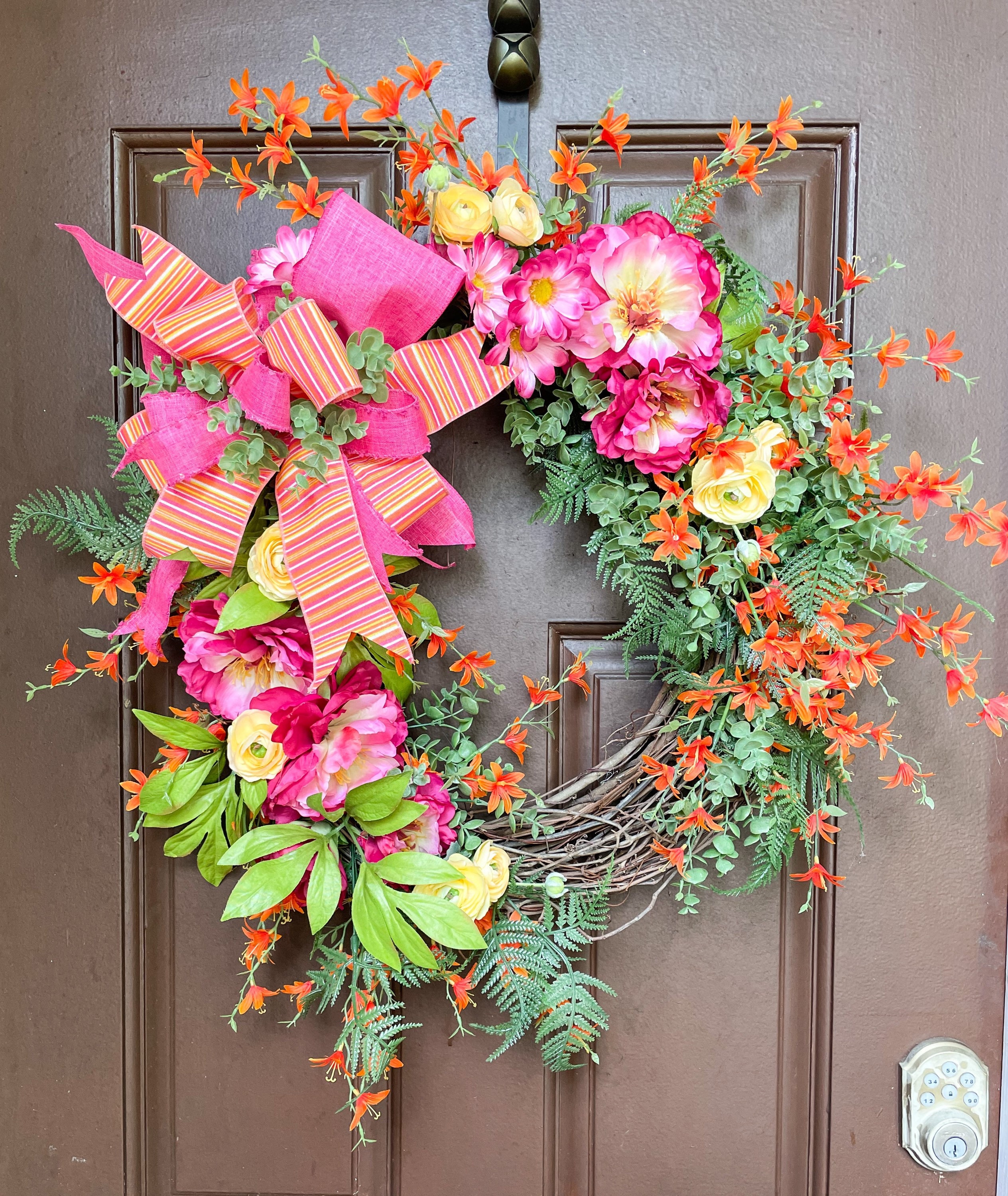 Summer Wreath, Everyday Wreath, Colorful Wreath, Summer