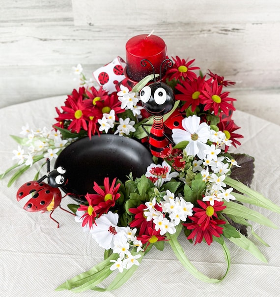 Ladybug Table Centerpiece Baby Shower 