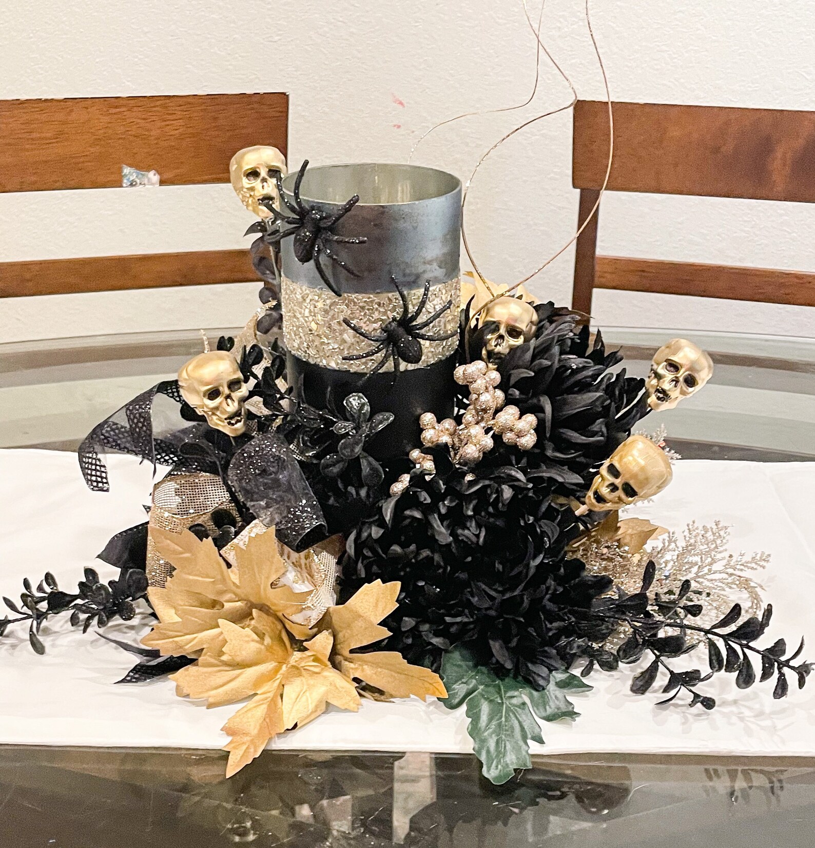 Halloween Centerpiece Halloween Table Decor Halloween Decor Etsy