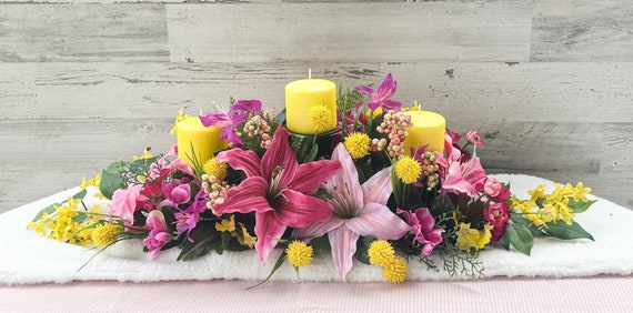 Spring centerpiece, large floral arrangement, spring floral arrangement, Easter centerpiece, summer centerpiece, bring floral arrangement,