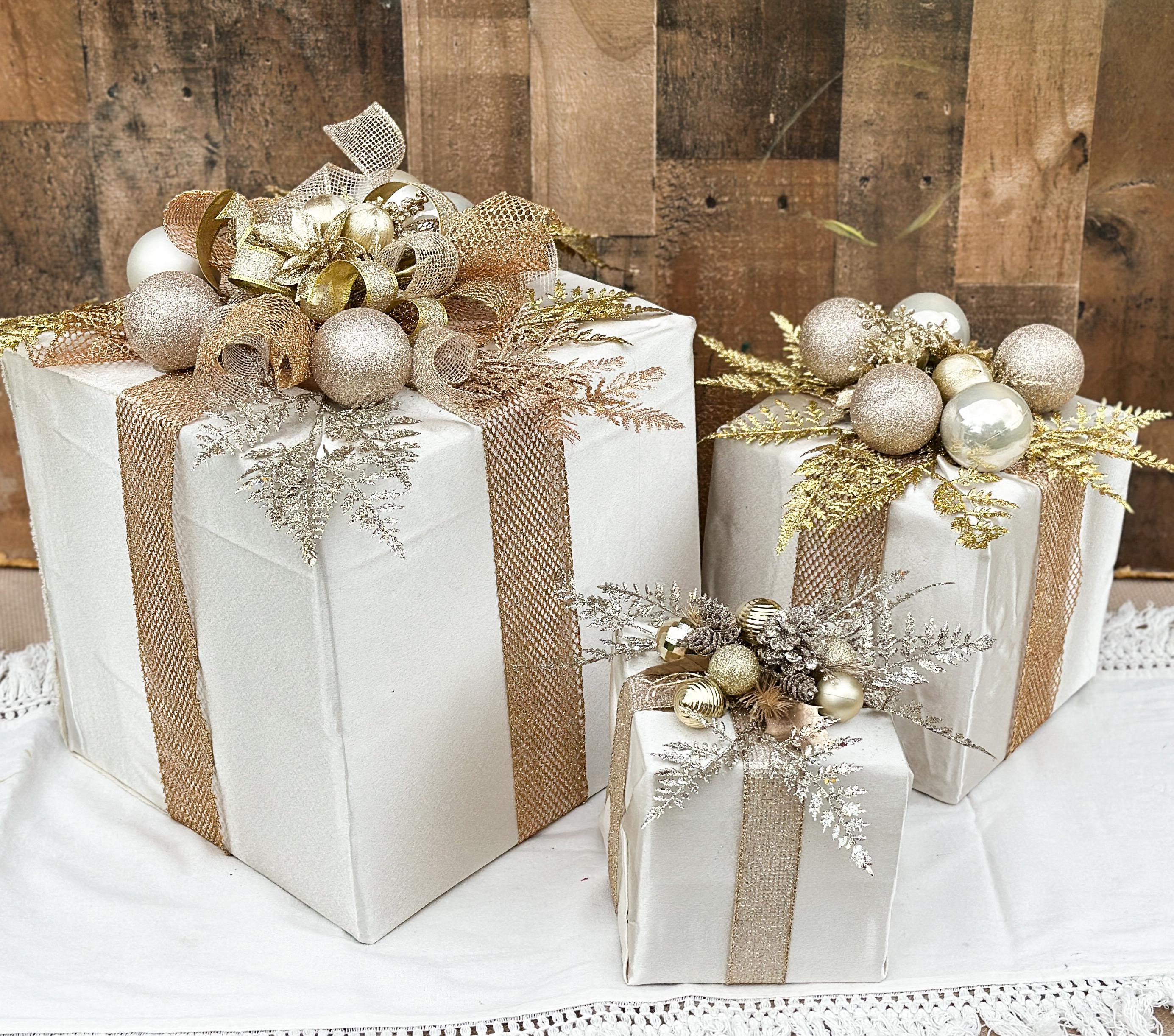 クリスマスギフトボックス、クリスマスギフトボックス3個セット