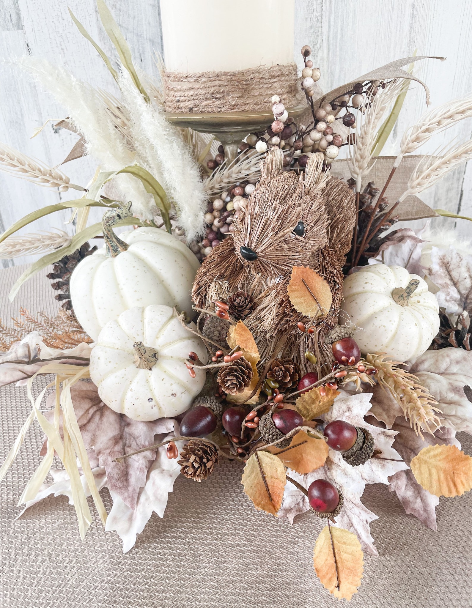 Fall Centerpiece Farmhouse Fall Centerpiece Fall Table Etsy