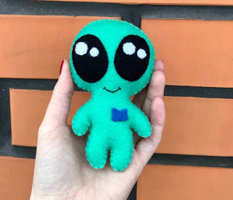 Alien plush toy Paranormal Plush Cute Green Baby Alien Toy for Etsy