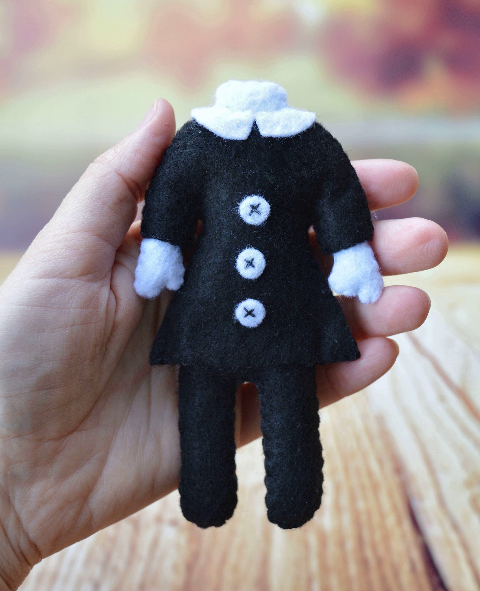Headless Wednesday Addams Horror Doll Addams Family Art | Etsy