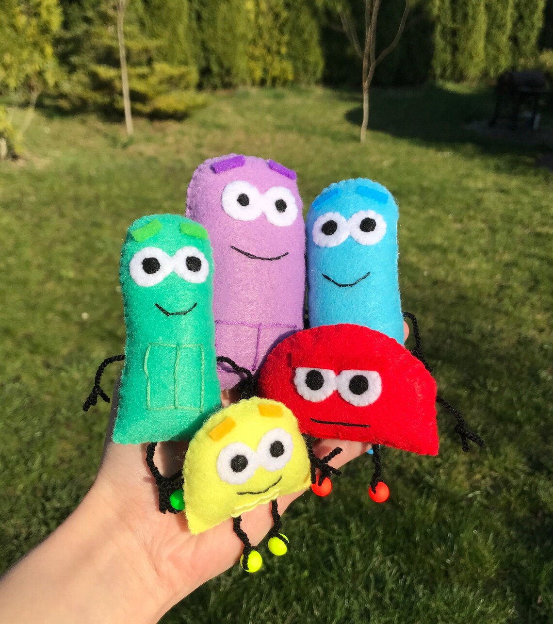 Storybots Inspired Felt Toys Mini Felt Toy Stuffed Storybots Etsy UK