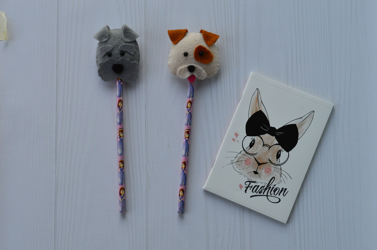 dog pencil toppers